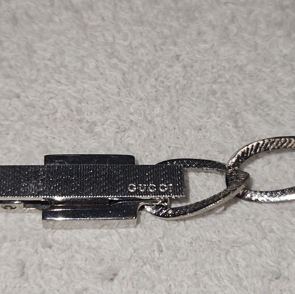 GUCCI AUTHENTIC WOMEN'S VINTAGE SILVER LINK BELT. LOGO ON CLASP. 📸 - Picture 4 of 12